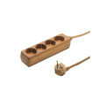 BASE IV T/T + CABLE 3 X 1,5 MADERA