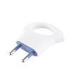 CLAVIJA BIPOLAR CON ASA 4mm 10A 250V BLISTER