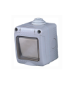 CONMUTADOR ESTANCO  DE SUPERFICIE  16A/250V IP55 CON TAPA DE PLASTICO
