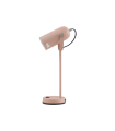 LAMPARA DE MESA E27 ROSA +PLATA