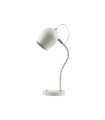 LAMPARA DE MESA SERIE GORBEA 1XE27 BLANCA