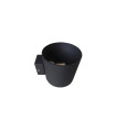 APLIQUE PARED LED IP20 G9 4W 3000K  230V REDONDO NEGRO