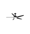 VENTILADOR DE TECHO 30W DC LED INTEGRADO 24W NEGRO CAMBIO DE TONO CON MEMORIA