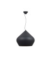 LAMPARA COLGANTE E27 NEGRO+ORO