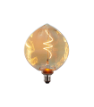 LAMPARA DECORATIVA LED HOJA AMBAR E27 4W 1800K
