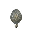 LAMPARA DECORATIVA FILAMENTO LED GRIS E27 6W 2700K 360º 230V