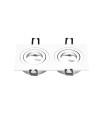 ARO DOBLE BASCULANTE RECTANGULAR 2 AROS BLANCO
