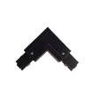 ACCESORIO CARRIL LED 4 VIAS (HASTA 3 ENCENDIDOS) CONECTOR L IZQUIERDA NEGRO