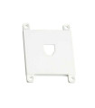 TAPA DECORATIVA BLANCA PARA MECANISMO TELEFONO