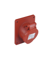 BASE CUADRO INCL. 3p+N+T  16A. ROJ