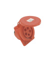 BASE CUADRO INCL. 3p+T  32A. ROJO