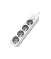 BASE MULTIPLE 4 TOMAS CON INTERRUPTOR 1.5 METROS BLANCA