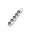 BASE MULTIPLE 5 TOMAS CON INTERRUPTOR 1.5 METROS BLANCA