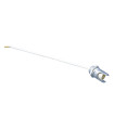 PORTALAMPARAS HALOGENO LINEAL REDONDO METALICO