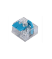 CONECTOR EMPALME RAPIDO 3 TOMAS AZUL