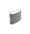 APLIQUE LED DECO IP54 DOBLE LUZ 2x3,4W 3000K 100º 230V GRIS