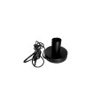 BASE DE MESA NEGRA E27 CON CABLE E INTERRUPTOR