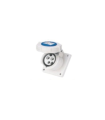 BASE CUADRO INCLINADO  INDUSTRIAL IP67 2P+TT 16A 220V/250V