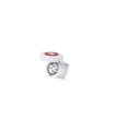 BASE CUADRO INCLINADO INDUSTRIAL IP67 3P+TT 16A 380V/415V