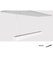 LUMINARIA COLGANTE LED 600MM 24W 4000K 100º 230V NEGRO