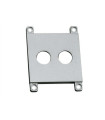 TAPA DECORATIVA PLATA PARA MECANISMO T.V.