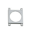 TAPA DECORATIVA PLATA PARA MECANISMO BASE T.T.