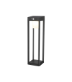 BALIZA SOLAR LED 300Lm CON SENSOR CREPUSCULAR Y DE MOVIMIENTO 3000K