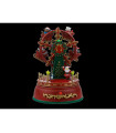  FIGURA NAVIDAD LED NORIA ROJA CON BATERIAS 3XAA  CON MUSICA Y FUNCION PRUEBAME 13X13X18.5cm 0,53W 4,5V IP20