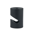 SUJETACABLES EN V NEGRO (5PCS)