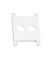 TAPA DECORATIVA BLANCA PARA MECANISMO T.V.