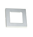 MARCO INDIVIDUAL ALUMINIO BORDE BLANCO