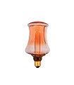 LAMPARA LED DECO AMBAR S100 E27 4W 1800K 360º 230V