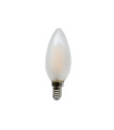LAMPARA VELA FILAMENTO LED E14 4W 2700K 270º 230V MATE
