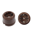 BASE SUPERFICIE PORCELANA MARRON 10A 250V