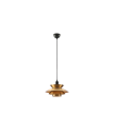 LAMPARA DE TECHO  SERIE OIZ 1XE27 DORADA