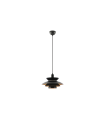 LAMPARA DE TECHO  SERIE OIZ 1XE27 NEGRA