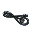 CABLE ALIMENTACION SCHUKO -IEC13 H 2 MTS NEGRO