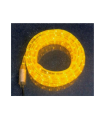 TUBO FLEX. LED 10m  BLANCO CALIDO CON CONTROLADOR DE EFECTOS