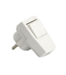 CLAVIJA CON TT+INTERRUPTOR 10A.250V.