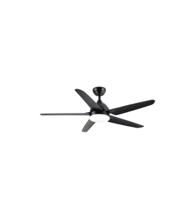 VENTILADOR DE TECHO 30W DC LED INTEGRADO 24W NEGRO CAMBIO DE TONO CON MEMORIA