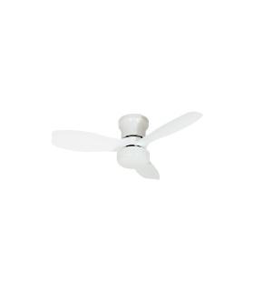 VENTILADOR DE TECHO 12W DC  LED INTEGRADO  BLANCO  CAMBIO DE TONO CON MEMORIA Y MANDO A DISTANCIA
