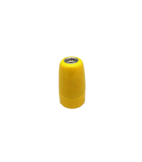 PORTALAMPARAS CERAMICO VINTAGE E14 AMARILLO