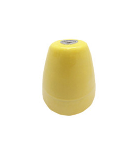 PORTALAMPARAS CERAMICO VINTAGE E27 AMARILLO