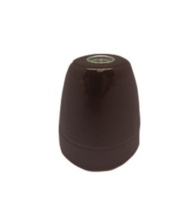 PORTALAMPARAS CERAMICO VINTAGE E27 MARRON