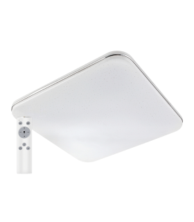 PLAFON LED 72W CAMBIO DE TONALIDAD E INTENSIDAD CON CONTROL REMOTO CUADRADO