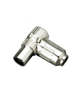 CONECTOR ACODADO BLINDADO METALICO HEMBRA