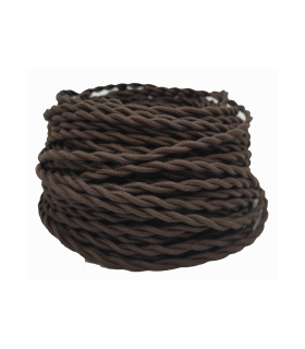 CABLE TRENZADO 3 X 1,5 MARRON