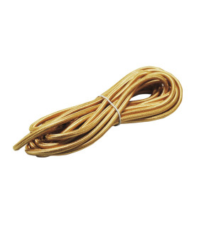 CABLE DECORATIVO TELA 2X0.75mm 5METROS DORADO