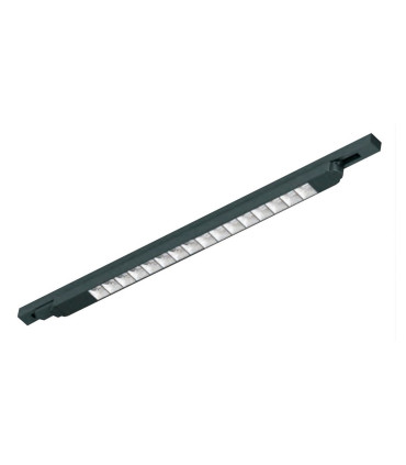 LUMINARIA LINEAL LED CARRIL 4 VIAS 55W LED SAMSUNG 928MM 55W 4000K 25x90º 230V NEGRO