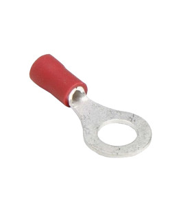 TERMINAL PREAISLADO REDONDO P10-45 ROJO (100 UND)